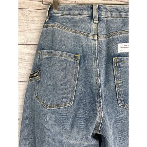Yuyu Active High Rise Denim Zipper Jeans Size Small - Picture 6 of 9